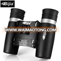 BIJIA 8x21 mini folding toy binoculars professional telescope opera glasses for hunting travel