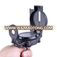 multifunctional aluminum military compass with lensatic and scale