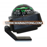 Precise Black Plastic Adhesive Base Ball Car Compass